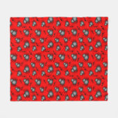 Cute Halloween Spiders Fleece Blanket Deken (Voorkant (Horizontaal))
