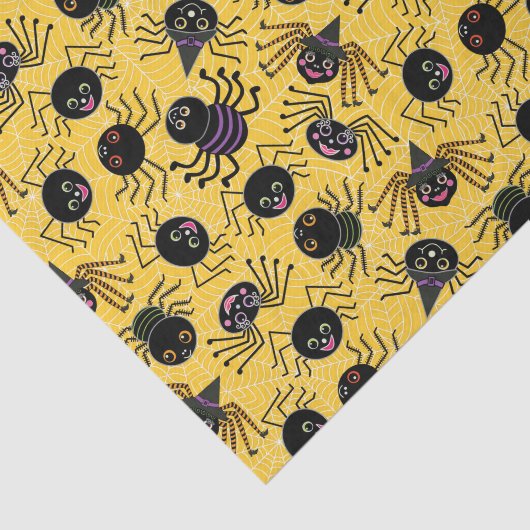 Cute Halloween Spiers Tissuepapier (Detail)