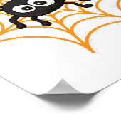 Cute Halloween Spin Affiche Poster (Hoek)