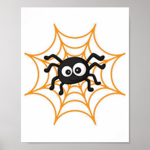 Cute Halloween Spin Affiche Poster
