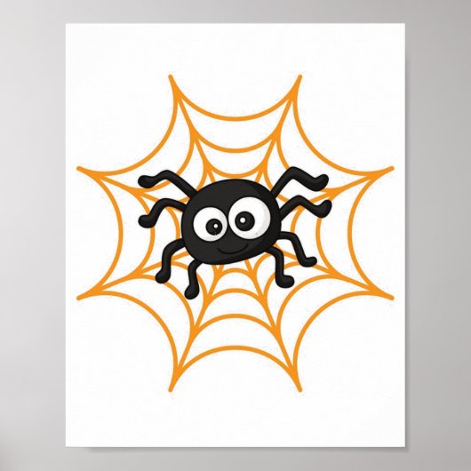 Cute Halloween Spin Affiche Poster (Voorkant)