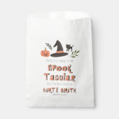 Cute Halloween Spooktacular Birthday Bedankt Bedankzakje (Voorkant)
