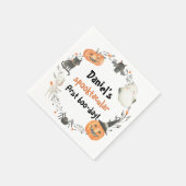Cute Halloween Spooktacular Birthday Decor Napkins Servet (Hoek)