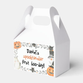 Cute Halloween Spooktacular Birthday Favor Box Bedankdoosjes