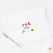 Cute Halloween Spooky Dank je Square Sticker (Envelop)
