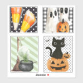 Cute Halloween Sticker (Vel)