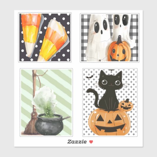 Cute Halloween Sticker (Vel)