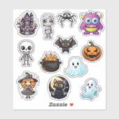 Cute Halloween Sticker (Vel)