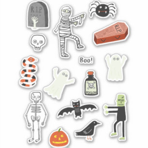Cute Halloween Sticker