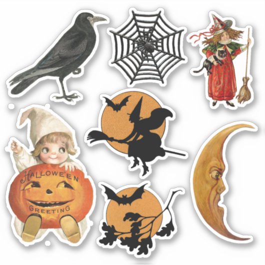 Cute  Halloween Sticker (Voorkant)