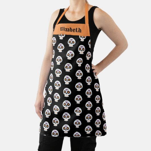 Cute Halloween Suiker Schedel Patroon Schort (Insitu)