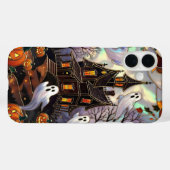 Cute Halloween telefoonhoesje spookhuis Case-Mate iPhone Case (Achterkant (horizontaal))