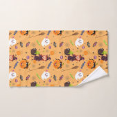 Cute Halloween Theme Bad Handdoek (Handdoek)
