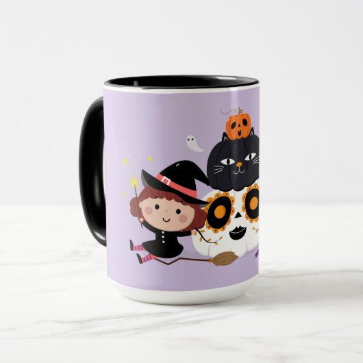 Cute Halloween Theme Mok (Voorkant links)