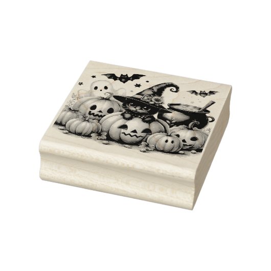 Cute Halloween Theme Rubberstempel (Stempel)
