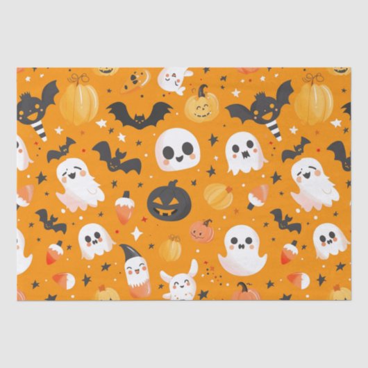 Cute Halloween Tissuepapier (Voorkant)