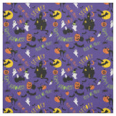 Cute Halloween Toss Print Fabric Stof (Swatch)