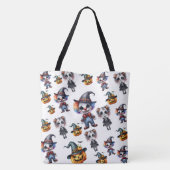 Cute Halloween Tote Bag (Achterkant)