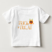 Cute Halloween Trick or treat Little Monster Name (Achterkant)
