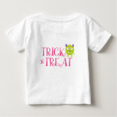 Cute Halloween Trick or treat Little Monster Name (Achterkant)