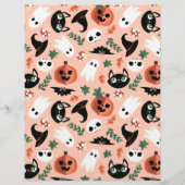 Cute Halloween Trunk of Treat Social Distance Flyer (Achterkant)