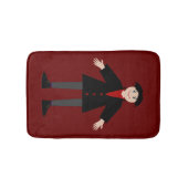 Cute Halloween Vampire Badmat (Voorkant)