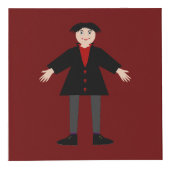 Cute Halloween Vampire Custom Kubus (Voorkant)
