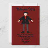 Cute Halloween Vampire Custom Magnetische Uitnodiging (Voorkant)