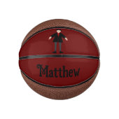 Cute Halloween Vampire Custom Name Basketbal (Voorkant)