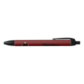 Cute Halloween Vampire Custom Name Zwarte Inkt Pen (Bovenkant)