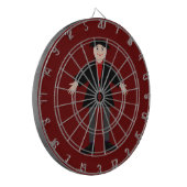 Cute Halloween Vampire Dartbord (Voorkant Links)