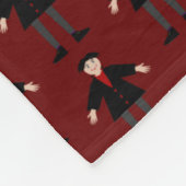 Cute Halloween Vampire gepatterd Fleece Deken (Hoek)