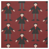 Cute Halloween Vampire gepatterd Stof (Swatch)