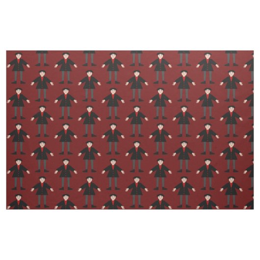Cute Halloween Vampire gepatterd Stof (Fat Quarter)