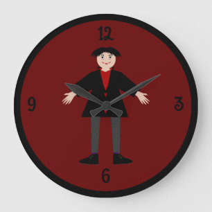 Cute Halloween Vampire Grote Klok