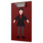 Cute Halloween Vampire Klembord (Links)
