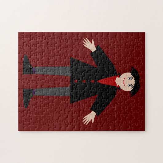 Cute Halloween Vampire Legpuzzel (Horizontaal)