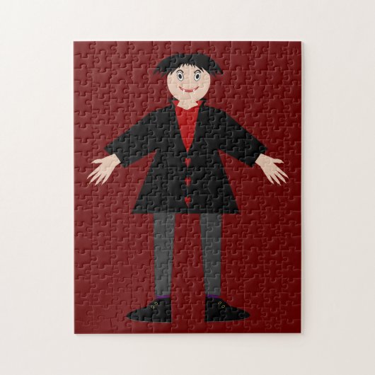 Cute Halloween Vampire Legpuzzel (Verticaal)