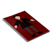 Cute Halloween Vampire Notitieboek (Rechterzijde)