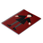 Cute Halloween Vampire Notitieboek (Linkerzijde)