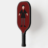 Cute Halloween Vampire Pickleball Paddle (Links)