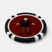 Cute Halloween Vampire Poker Chips (Enkel)