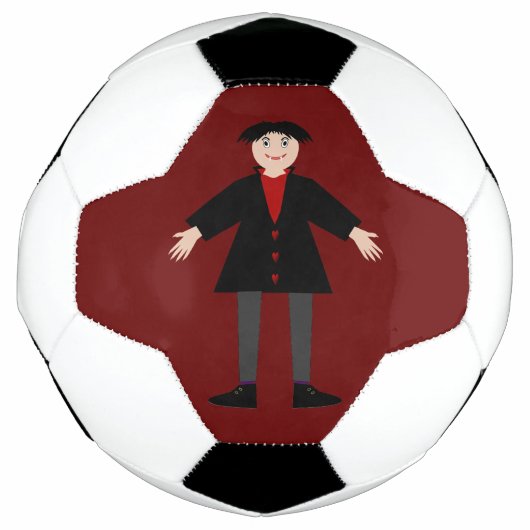 Cute Halloween Vampire Voetbal (Voorkant)