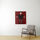Cute Halloween Vampire Wandkleed (In situ)