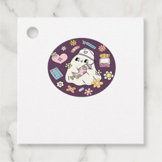 Cute Halloween-verpleegster oversized T-shirt Bedankjes Labels
