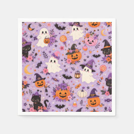 Cute Halloween vierkante servet