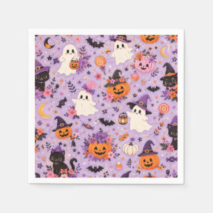 Cute Halloween vierkante servet