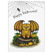 Cute Halloween Vleermuis Klembord (Achterkant)