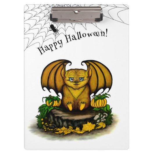 Cute Halloween Vleermuis Klembord (Voorkant)