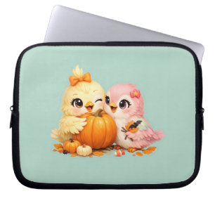 Cute Halloween Vogel Vrienden Laptop Tas
